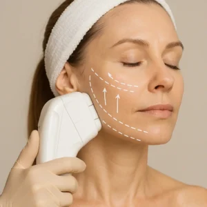 Woman having HI-FU to reduce wrinkles call LA LIPO Edgware Now!