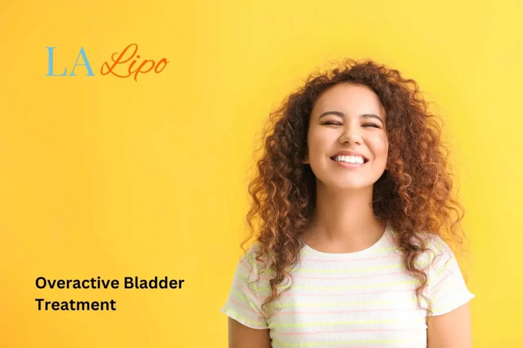 woman smiling about overactive bladder treatment Edgware solutions